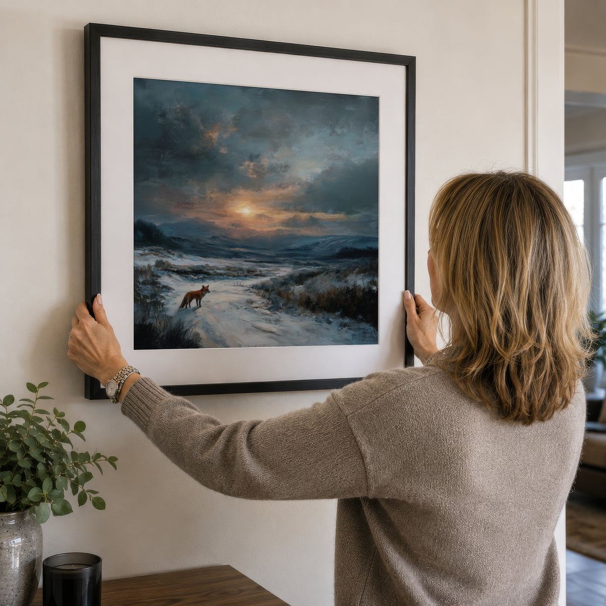 Morning Visits - Gallery Print