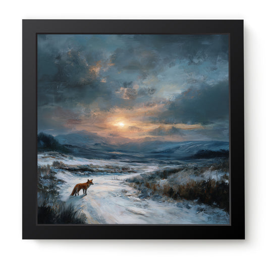 Morning Visits - Fine Art Print (16" x 16")