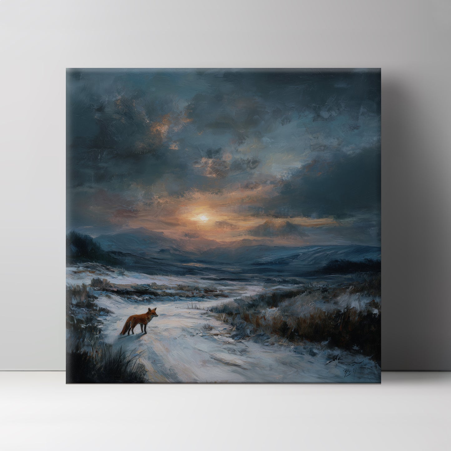 Morning Visits - Canvas Print