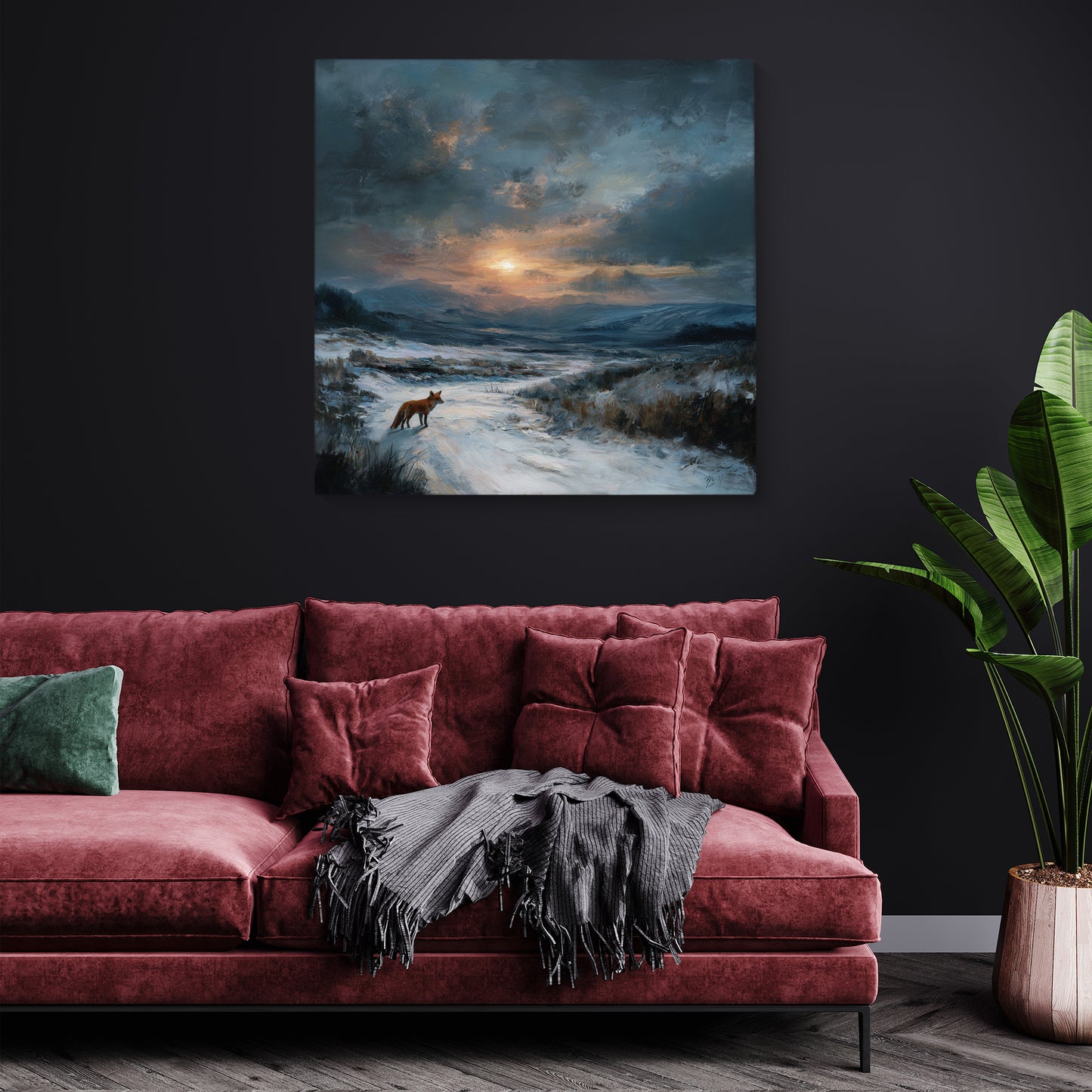 Morning Visits - Canvas Print