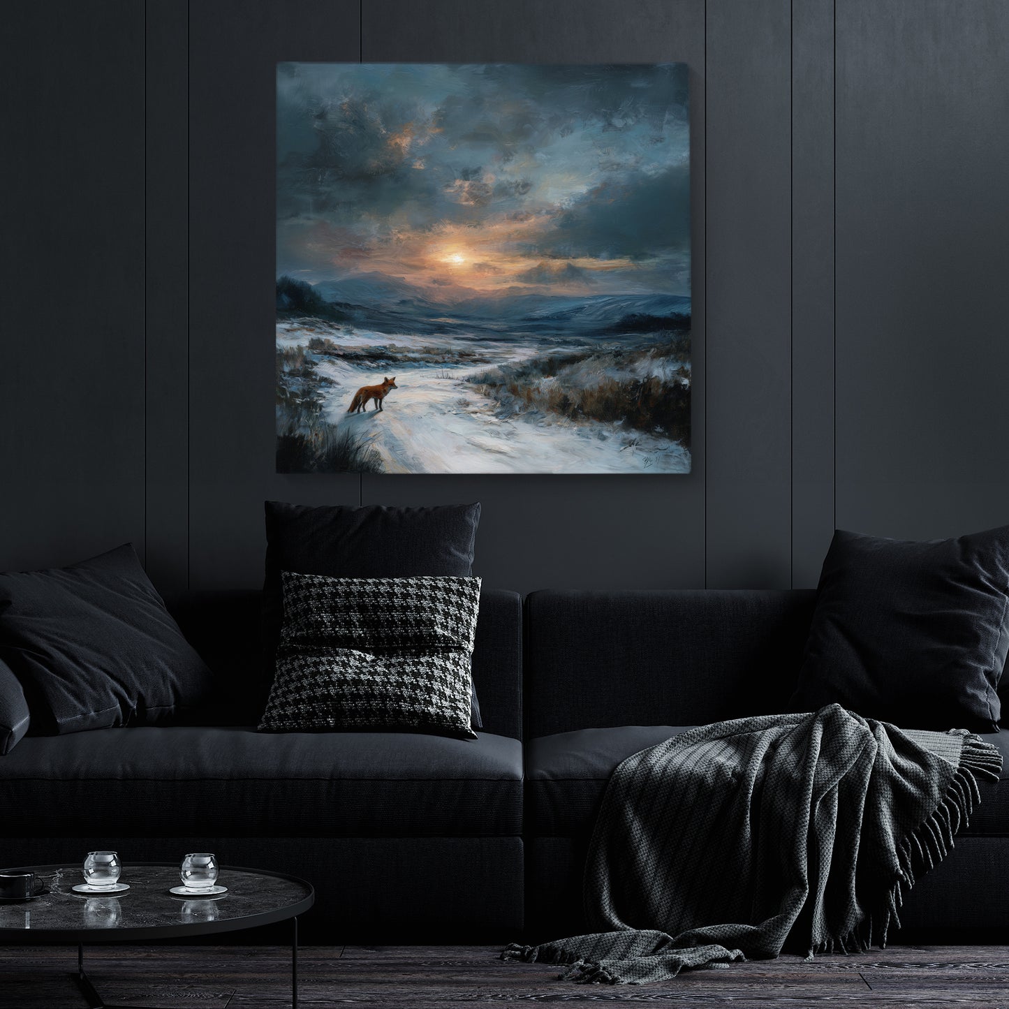 Morning Visits - Canvas Print