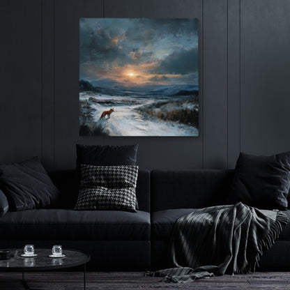 Morning Visits - Canvas Print