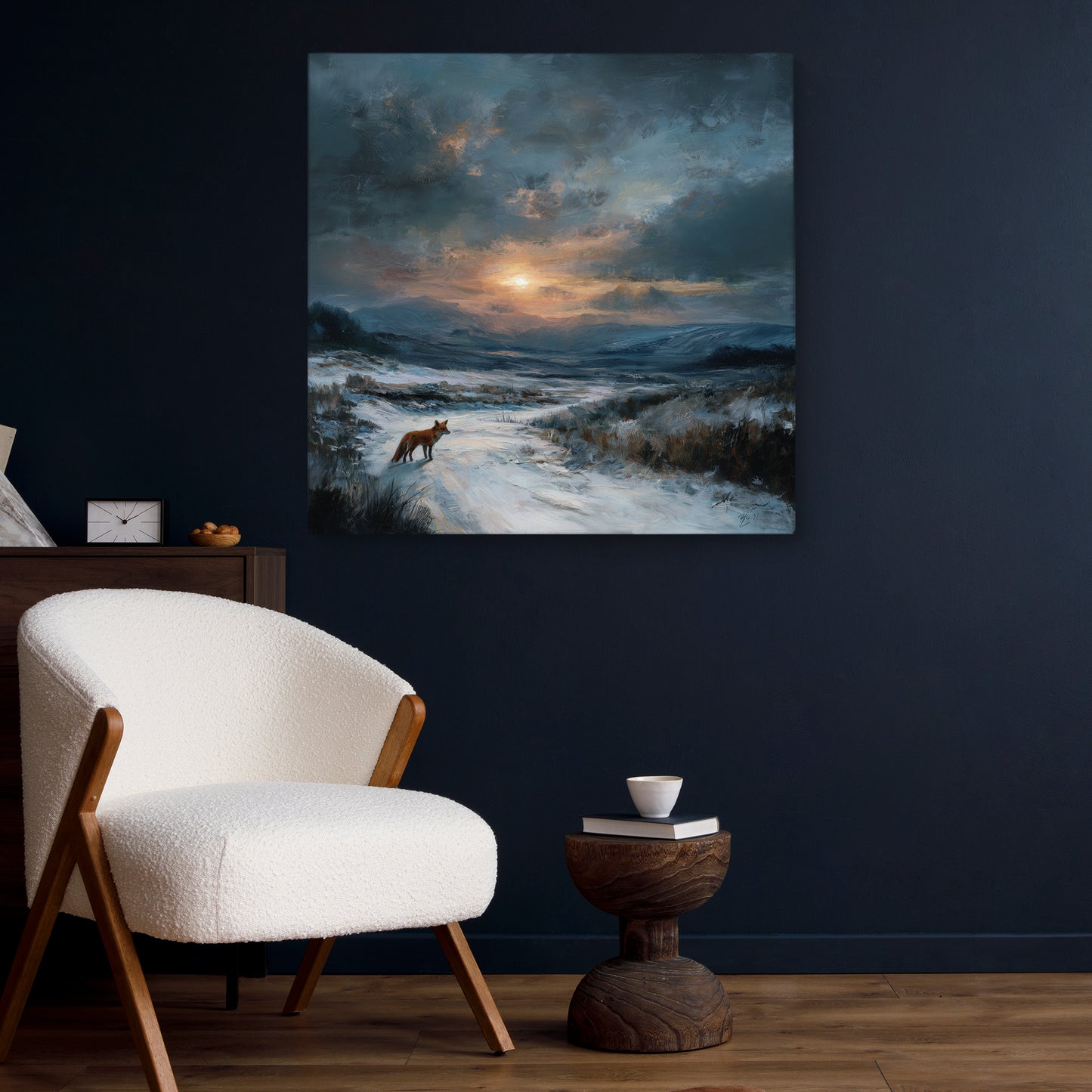 Morning Visits - Canvas Print