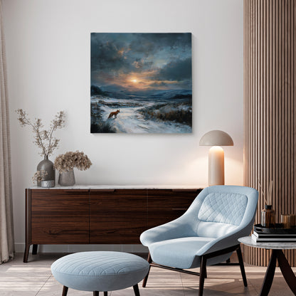 Morning Visits - Canvas Print