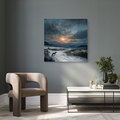 Morning Visits - Canvas Print