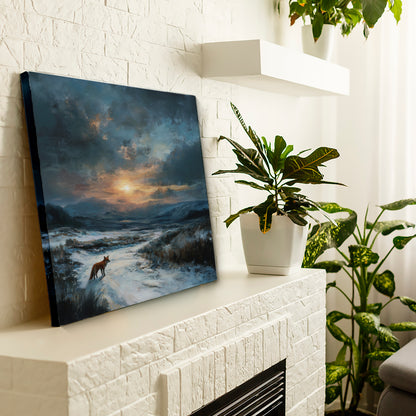 Morning Visits - Canvas Print