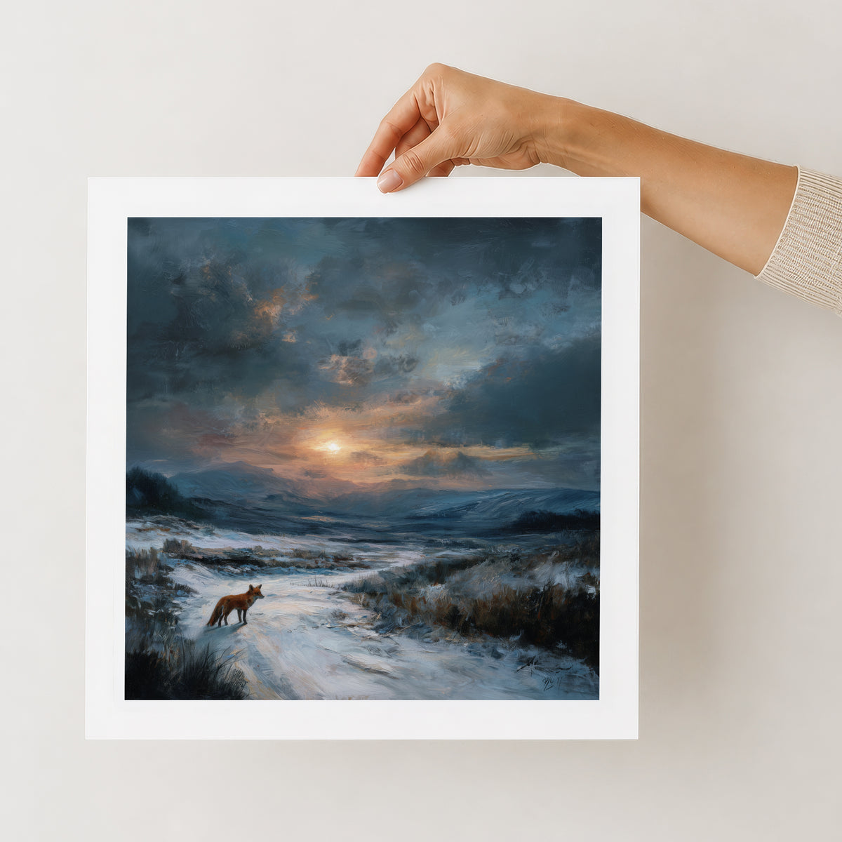 Morning Visits - Gallery Print