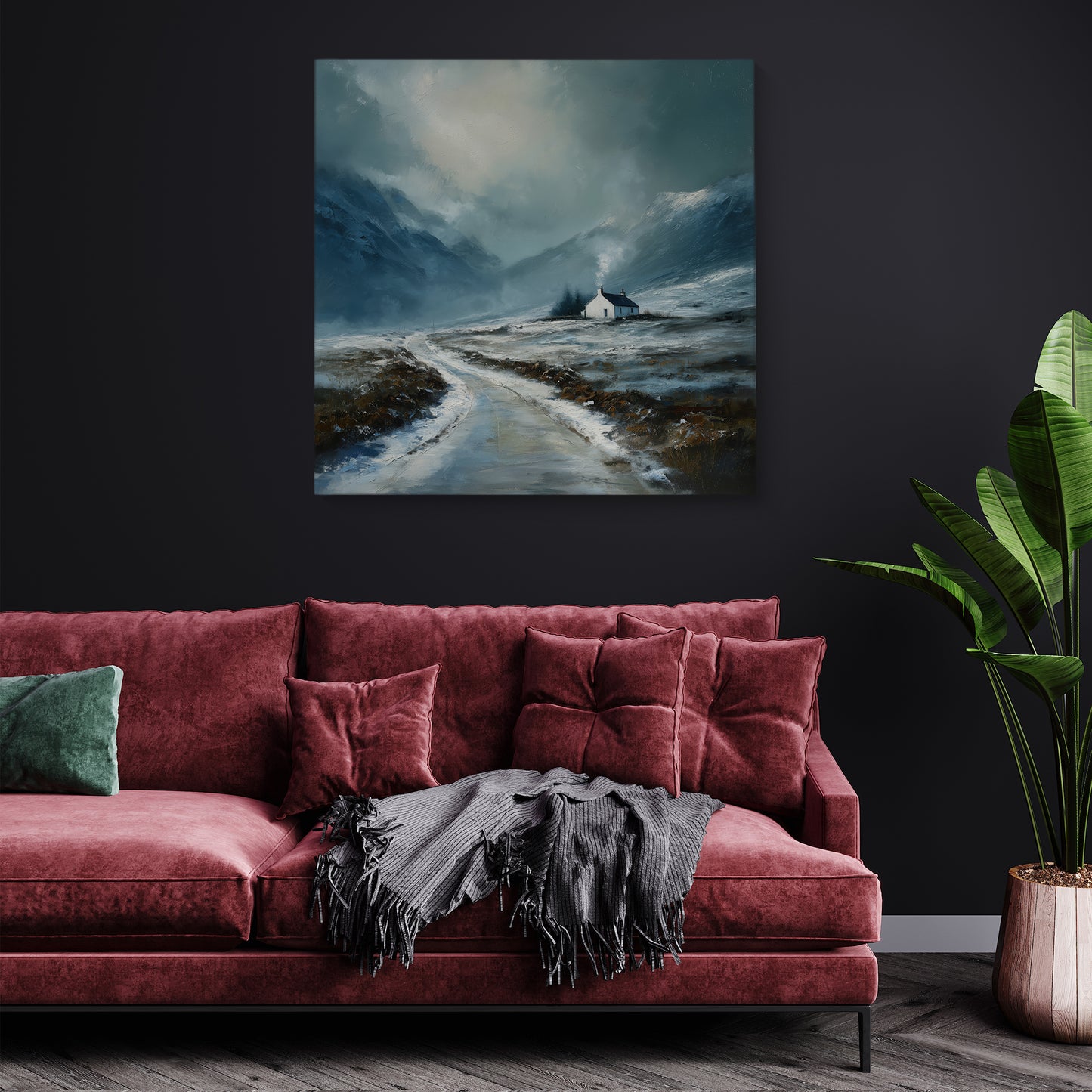 Through The Last Drift - Canvas Print