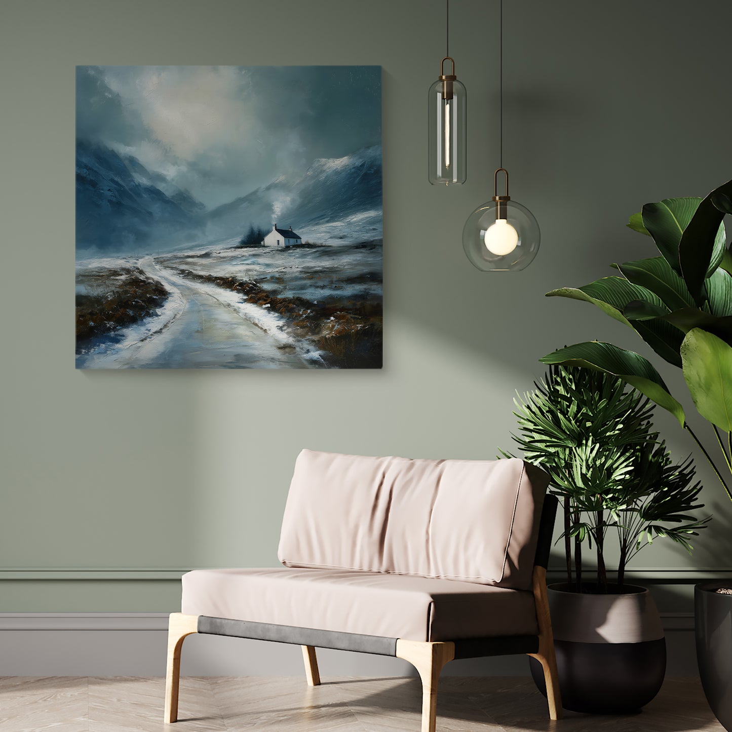 Through The Last Drift - Canvas Print