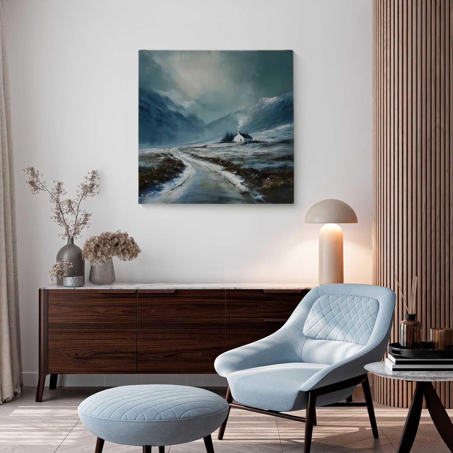 Through The Last Drift - Canvas Print