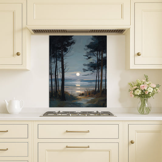 Moon Through The Pines - Kitchen Splashback