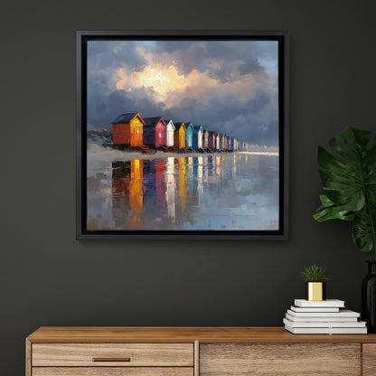 Colours At Low Tide - Canvas Print