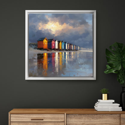 Colours At Low Tide - Canvas Print