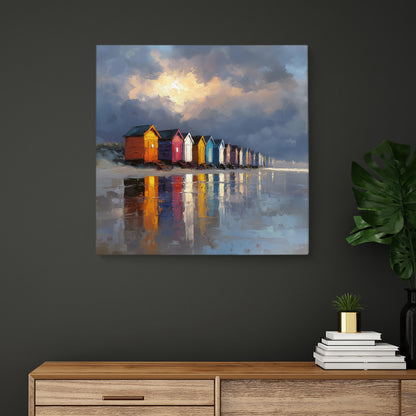 Colours At Low Tide - Canvas Print