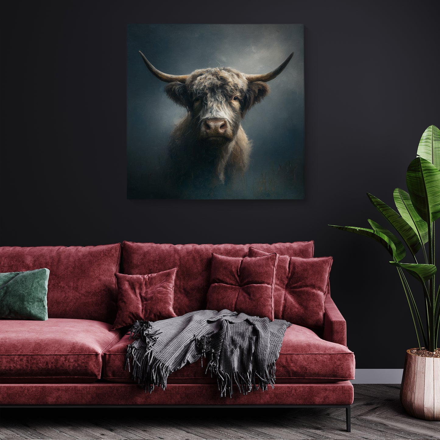 Highland Gaze - Canvas Print