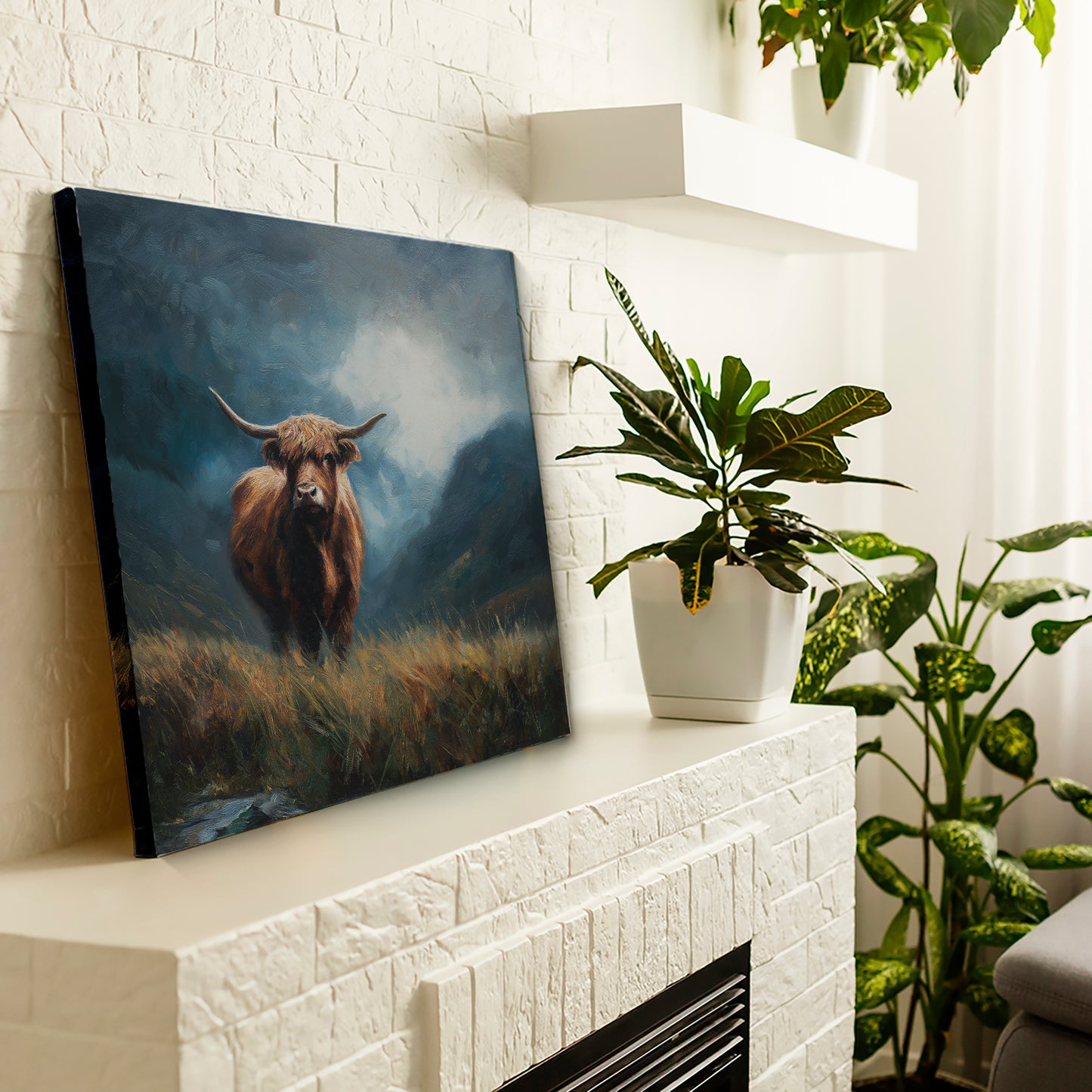 Highland Gaze - Canvas Print