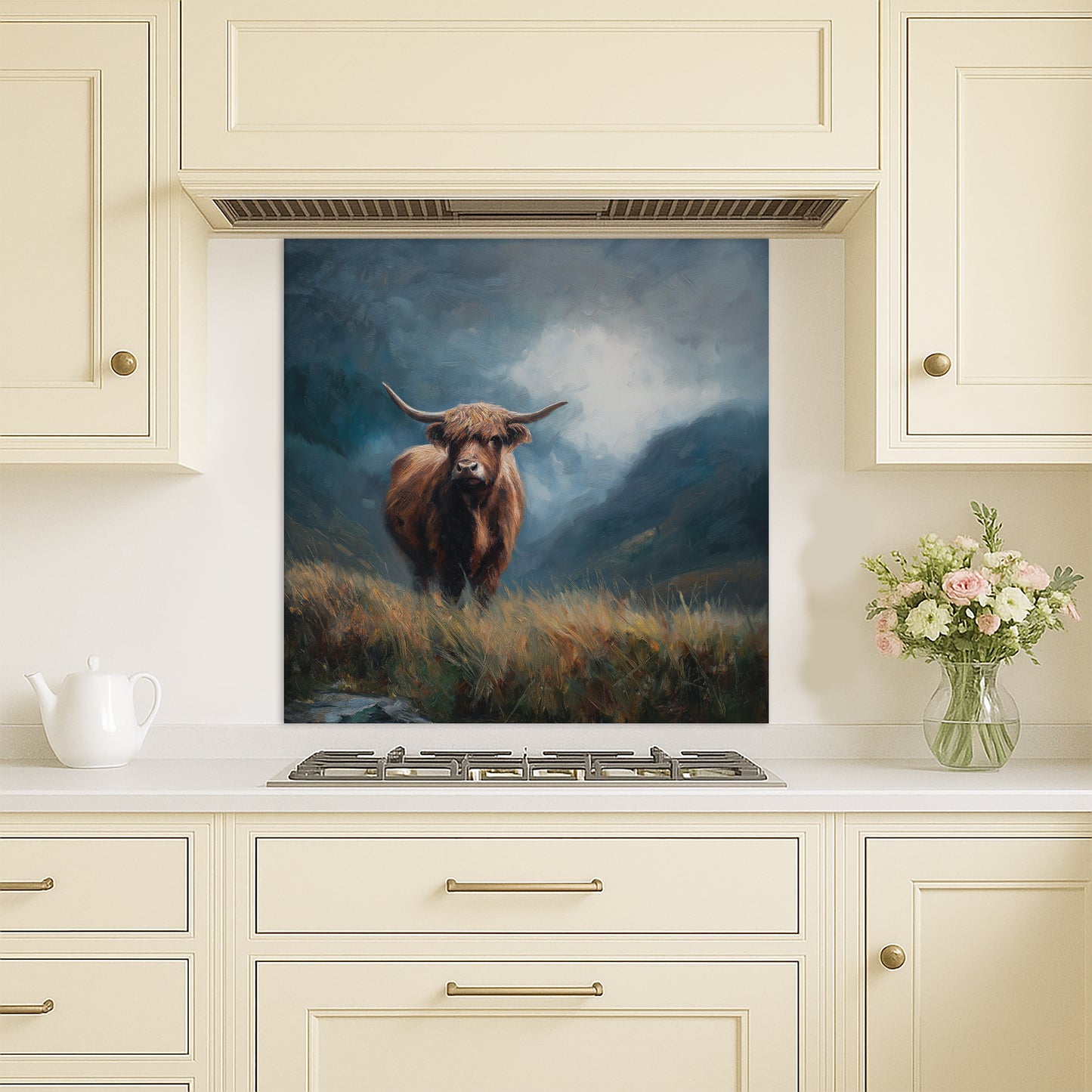 Highland Horns - Kitchen Splashback