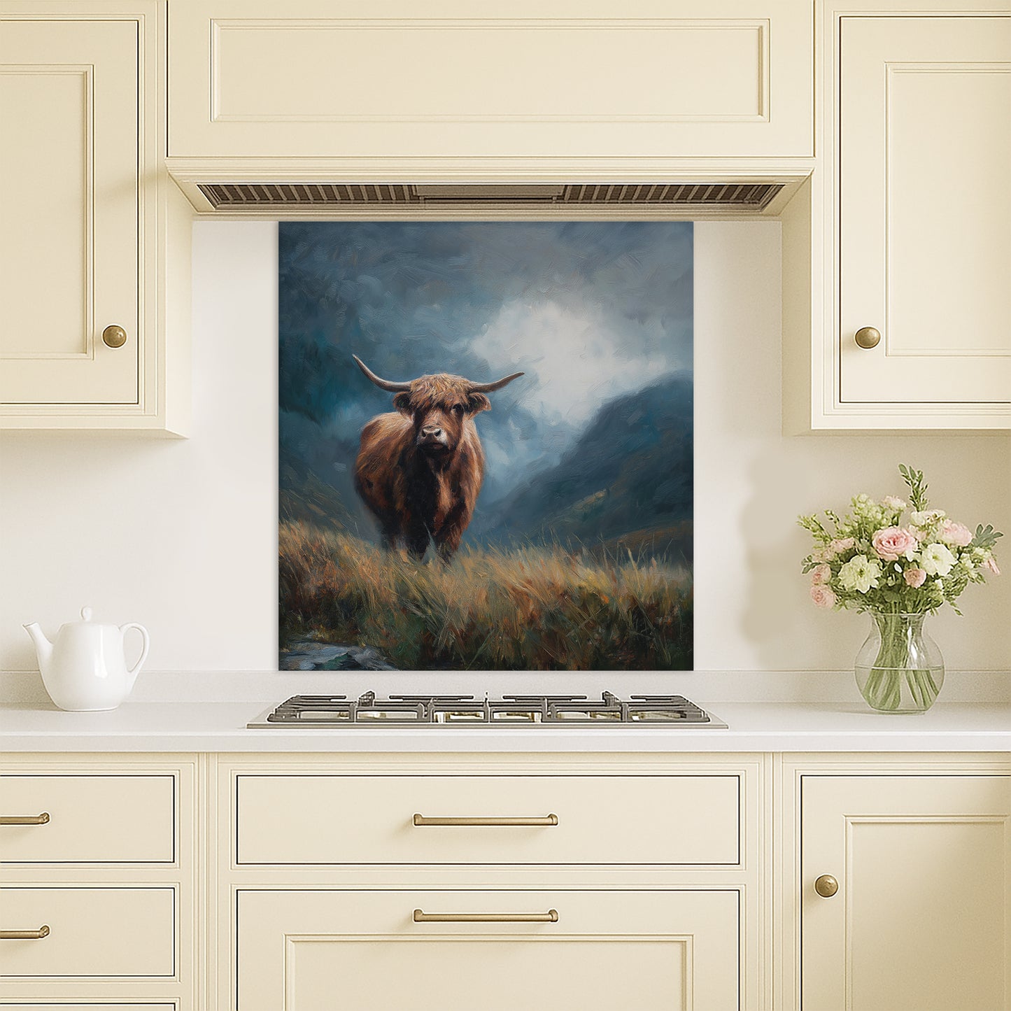 Highland Horns - Kitchen Splashback