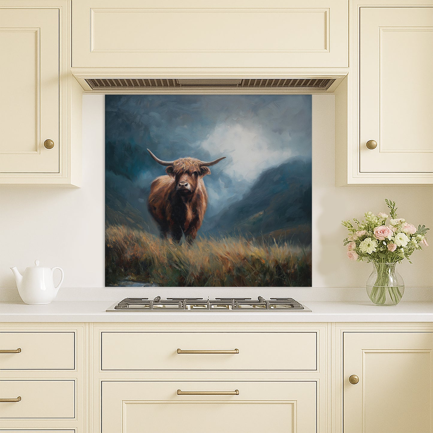 Highland Horns - Kitchen Splashback