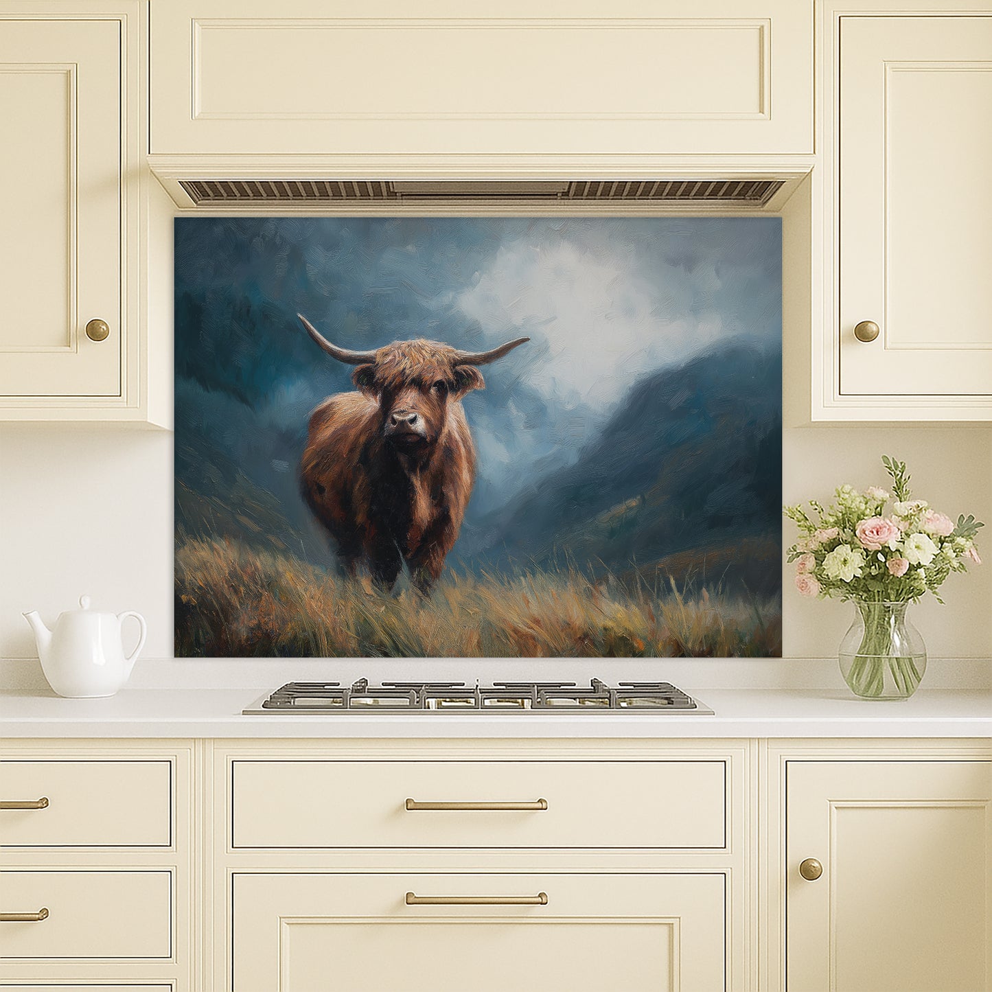 Highland Horns - Kitchen Splashback