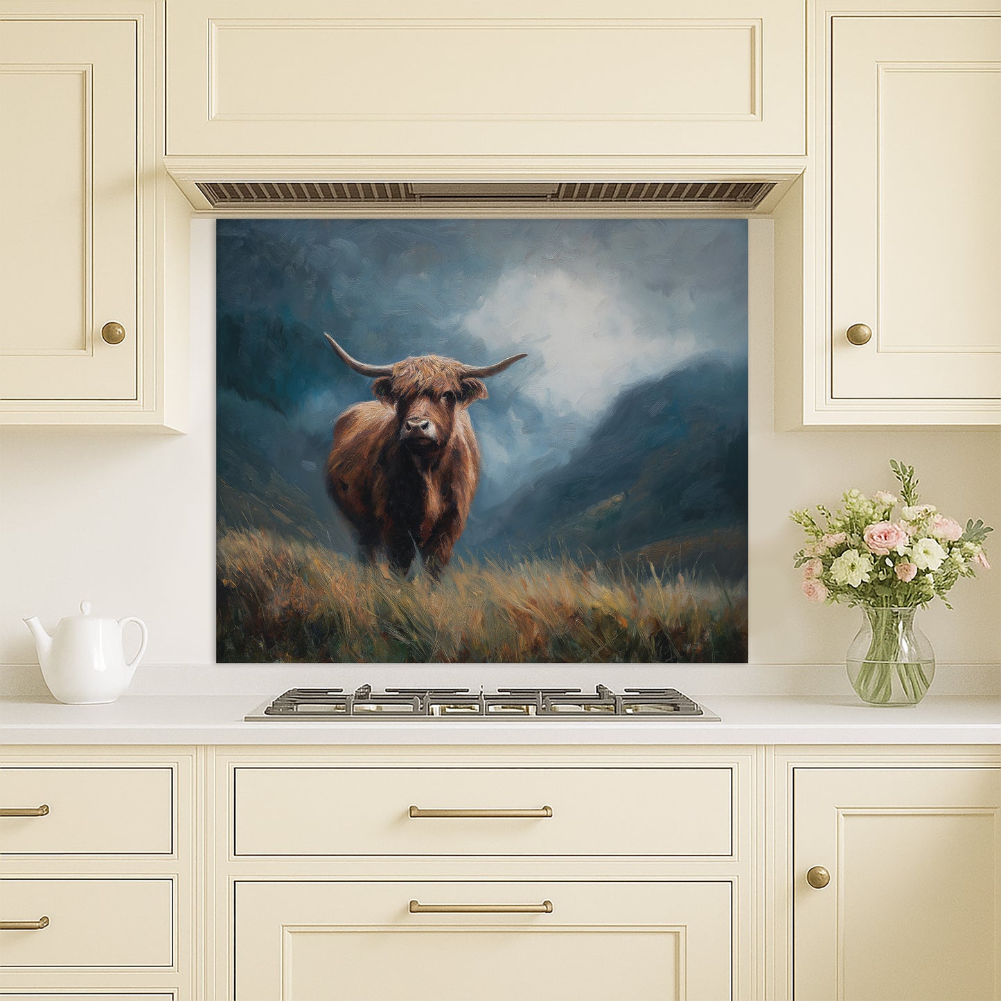 Highland Horns - Kitchen Splashback