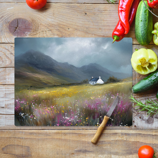 A Quiet Place - Glass Worktop Saver (30cm x 40cm)