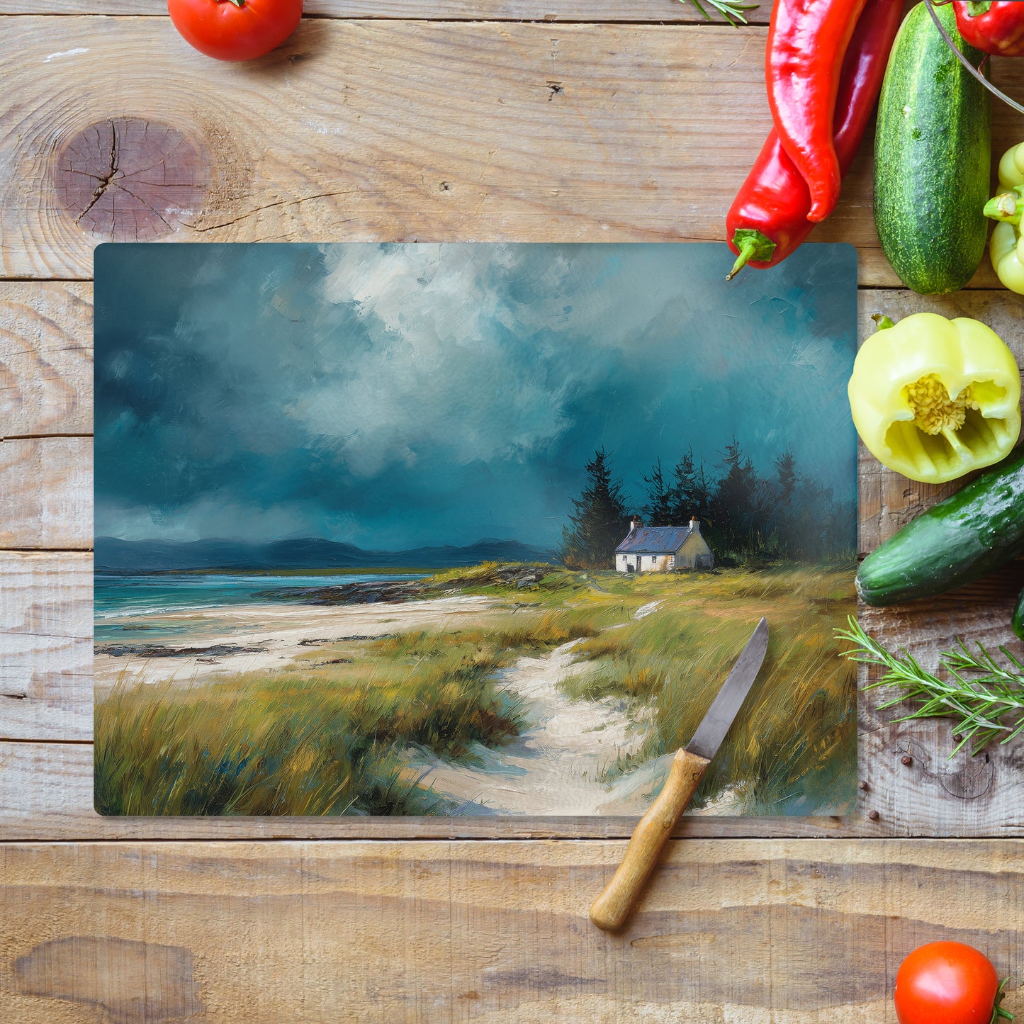 The Place By The Pines - Glass Worktop Saver (30cm x 40cm)