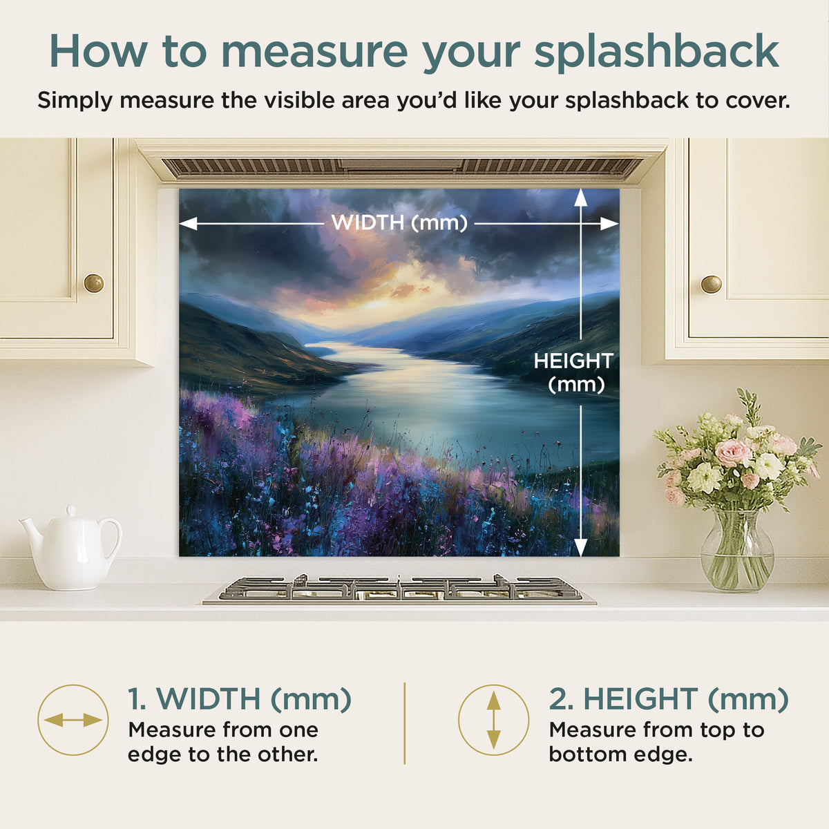 Long Loch View - Kitchen Splashback