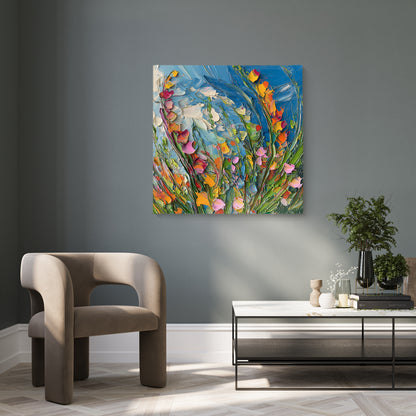 Floral Chorus - Canvas Print