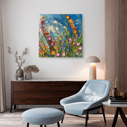 Floral Chorus - Canvas Print