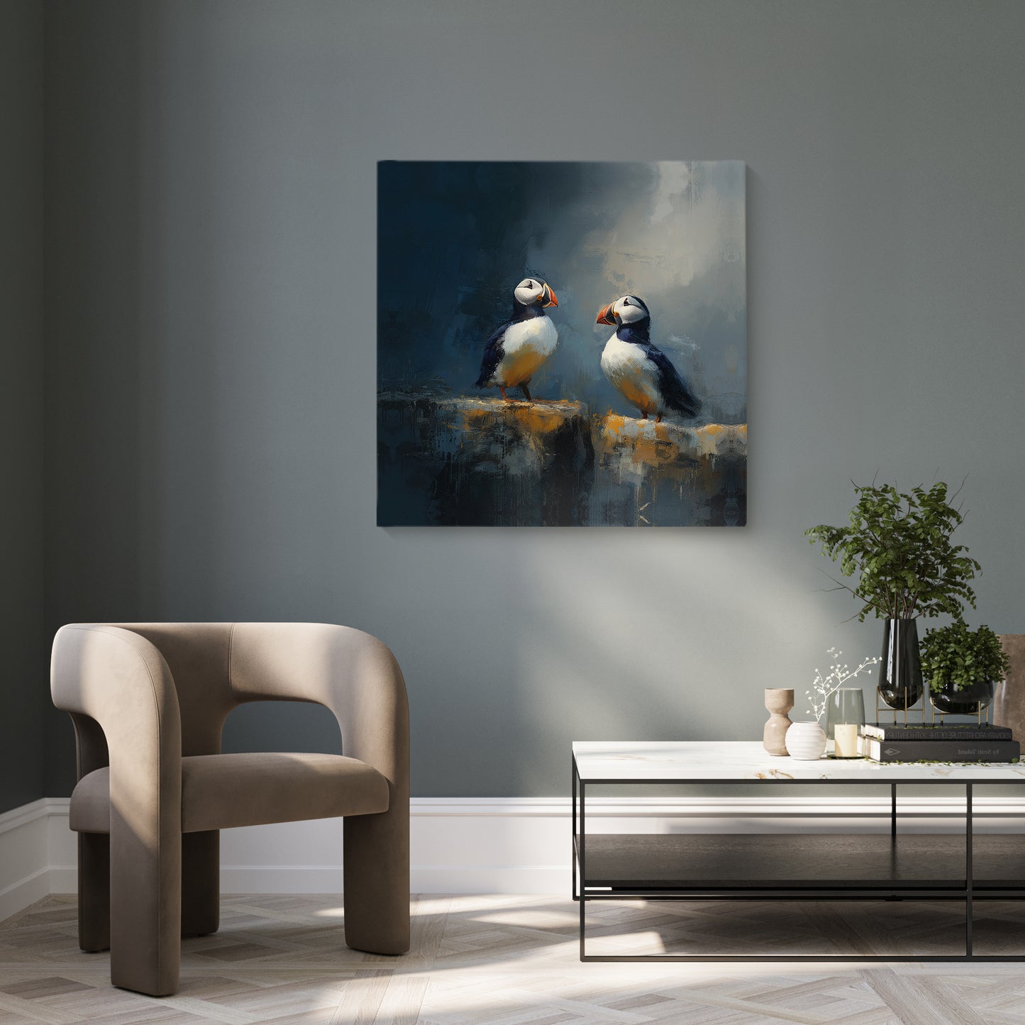 Puffin Rock - Canvas Print