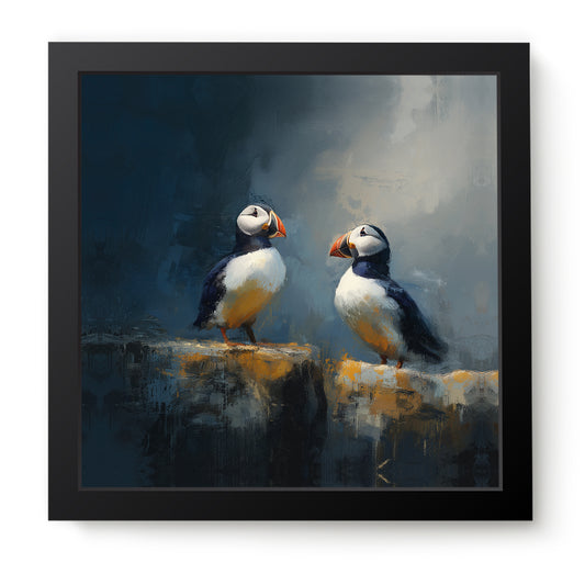 Puffin Rock - Fine Art Print (16" x 16")