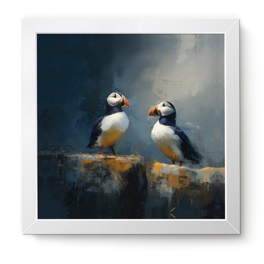 Puffin Rock - Fine Art Print (16" x 16")