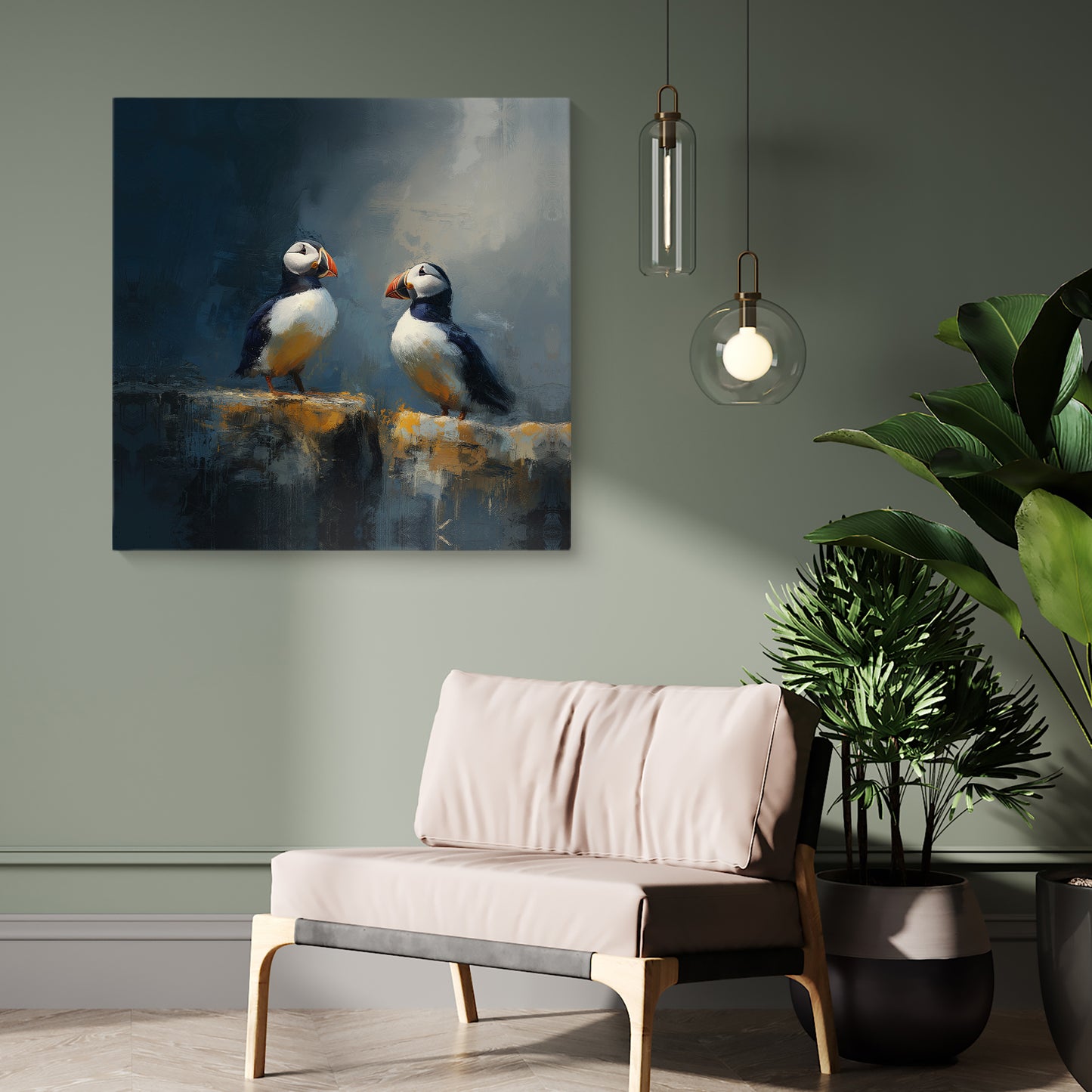 Puffin Rock - Canvas Print