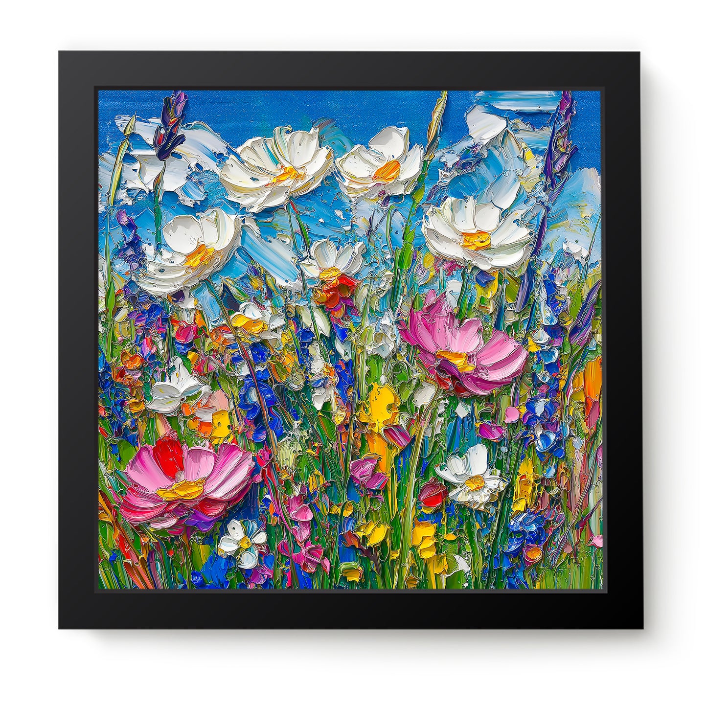 Wildheart Blooms - Fine Art Print (16" x 16")