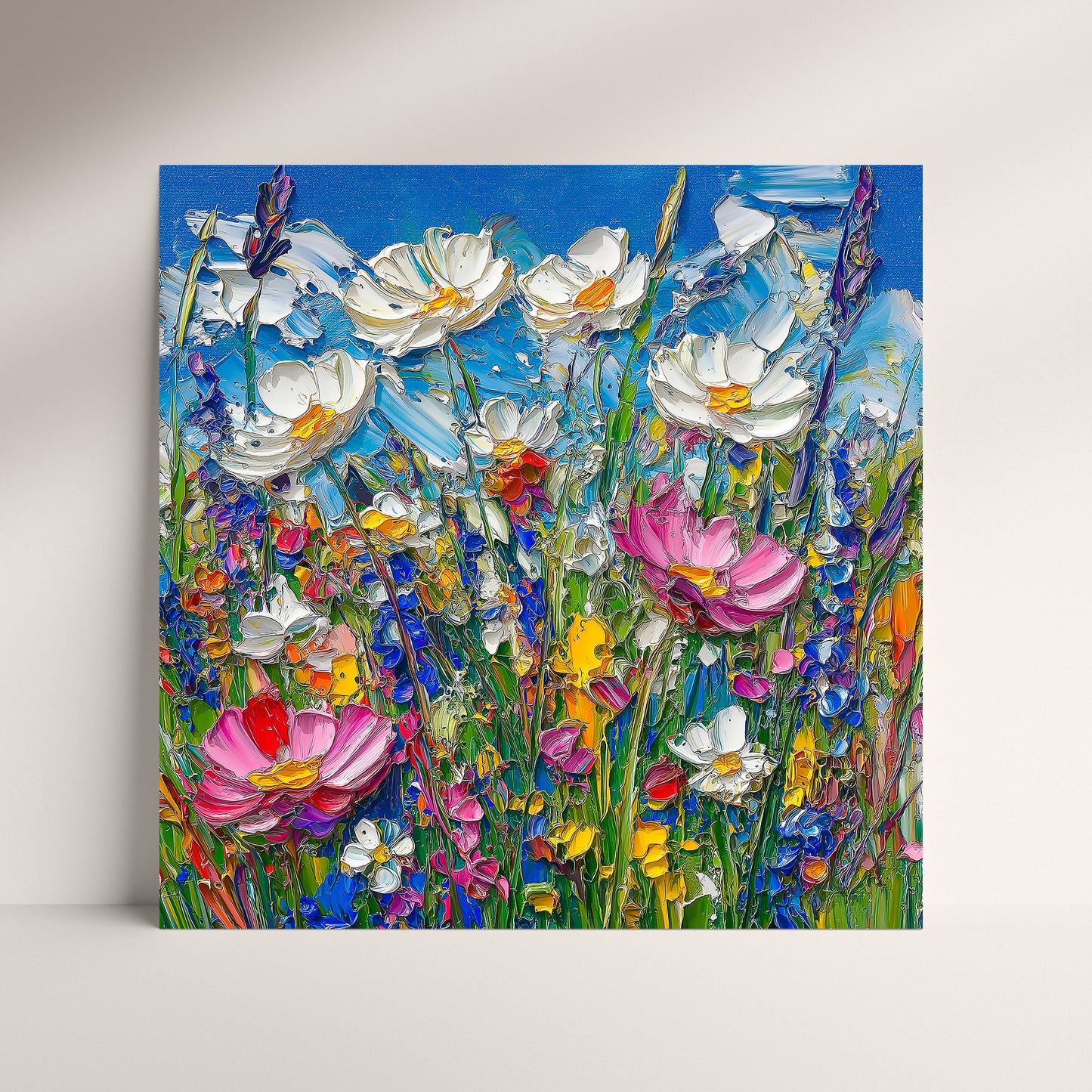 Wildheart Blooms - Fine Art Print (16" x 16")