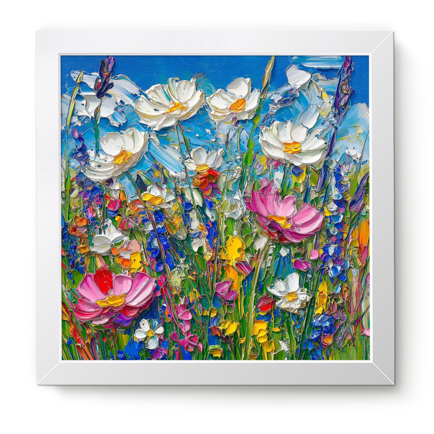 Wildheart Blooms - Fine Art Print (16" x 16")