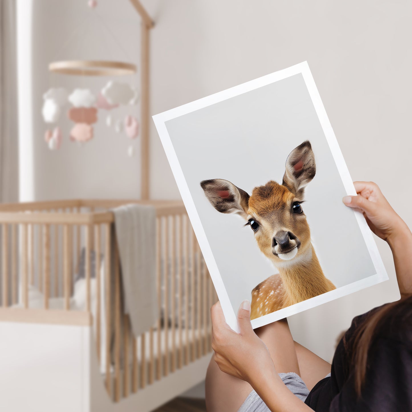 Baby Deer Art Print