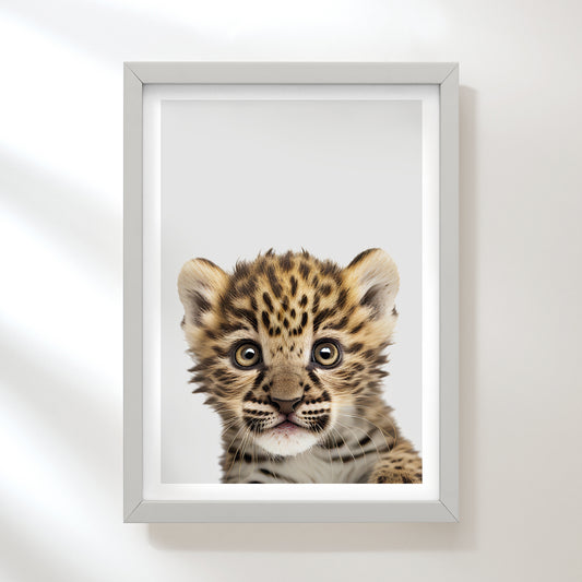 Leopard Cub Art Print