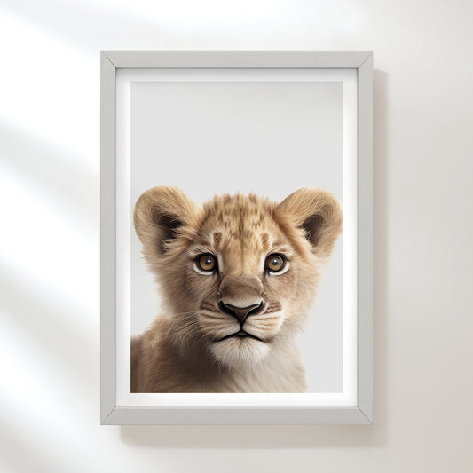 Lion Cub Art Print