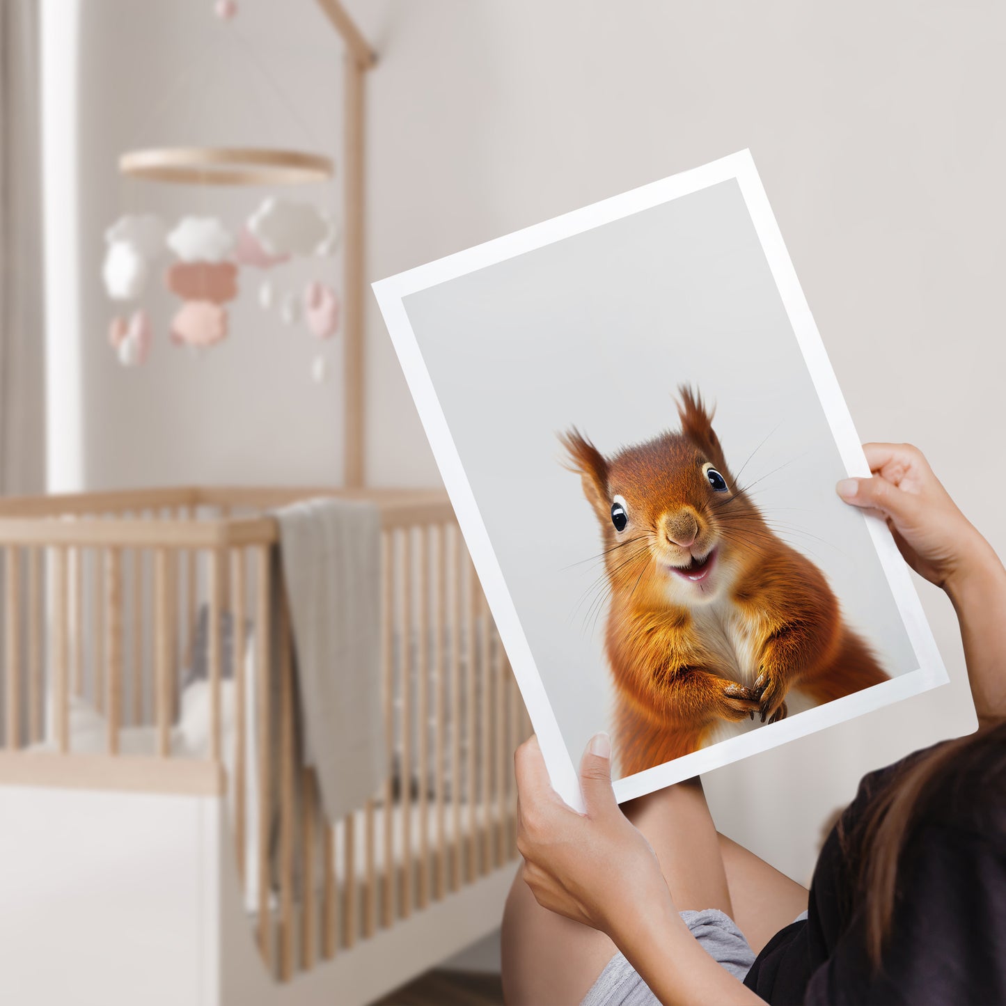 Red Squirrel Art Print