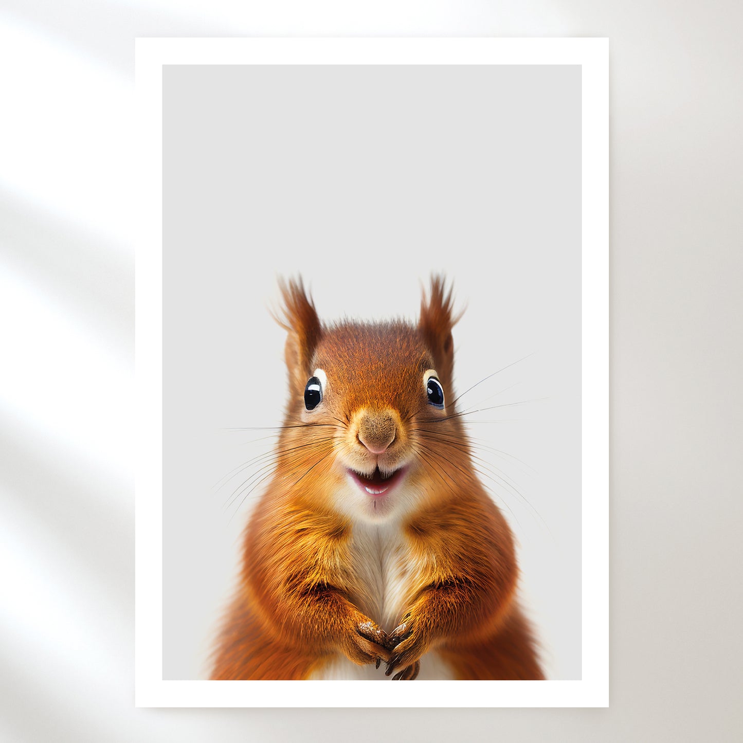 Red Squirrel Art Print