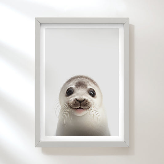 Seal Pup Art Print